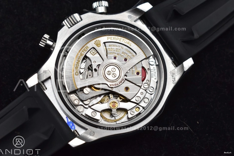 1:1 QF Daytona Edition Oysterflex 126519 Dial (Weighted) V6 Silver SH4131 Strap on Black Best 0128